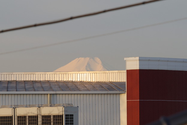 うしちゃんの部屋から見える富士山