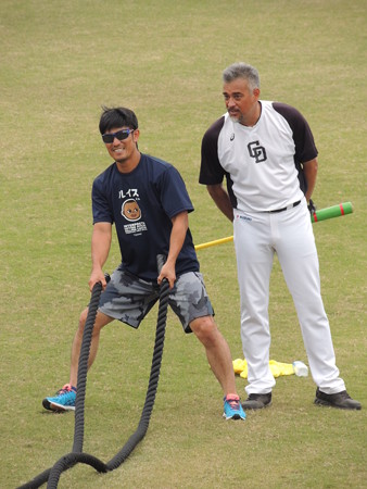 祖父江くんとデニーさん。