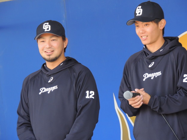 Photos: 田島選手＆岡田選手。