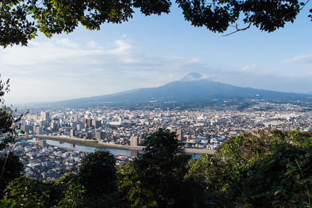 香貫山中腹から眺める景色