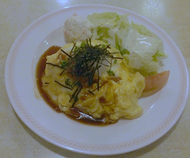 和風オムライス 鶏の炊き込みご飯 530円 写真共有サイト フォト蔵