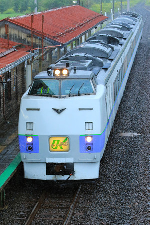 キハ183系「特急オホーツク」@留辺蘂駅その1