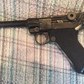 タナカワークスのモーゼルルガーP08のスチールジュピターフィニッシュ