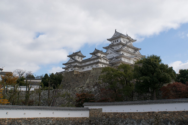 姫路城【11_三国堀から見た天守閣】2