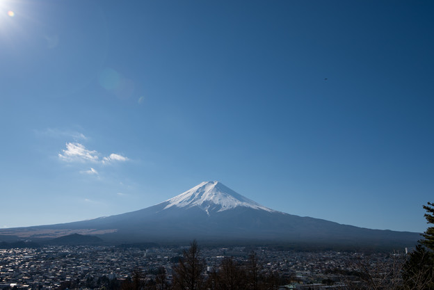 富士山【新倉富士浅間神社からの眺め】4