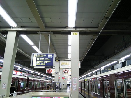 阪急梅田駅にて
