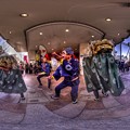 2017年1月2日　静岡伊勢丹 玄関前 獅子舞 360度パノラマ写真