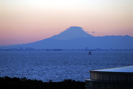 2010/12/31 大みそか 東京湾の夕日@千葉市美浜区