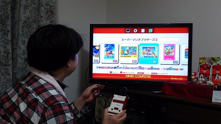 ファミコンミニで遊ぶ
