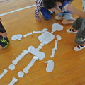 Photos: 放課後子供教室の骸骨英語パズル