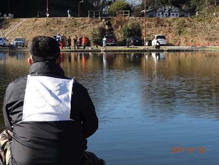 ベリーパーク in フィッシュオン王禅寺で初巻き巻きリトリーブ対決参戦^^