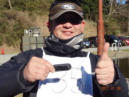 ベリーパーク in フィッシュオン王禅寺で初巻き巻きリトリーブ対決参戦^^