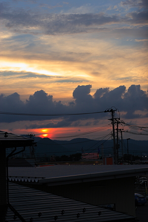 2010/07/01の夕陽