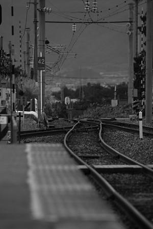 楯山駅より