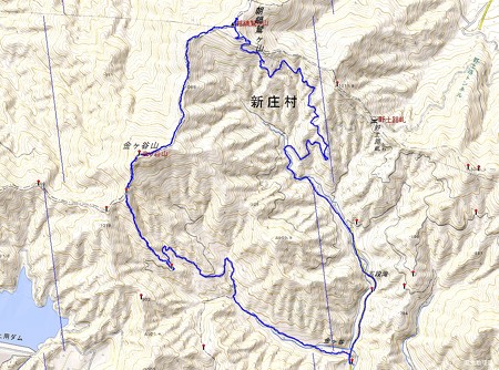 2017-01-02 金ヶ谷山～朝鍋鷲ヶ山