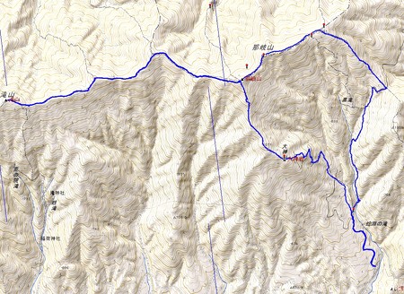 2017-03-04 那岐山～滝山