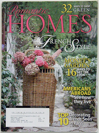 Romantic Homes 2008 april