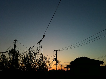 2010年11月4日の夕空～♪