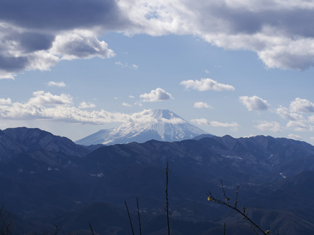 雲と富士山