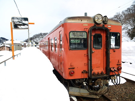 大糸線キハ52-156(根知駅)