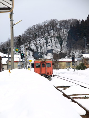 大糸線キハ52-156(根知駅)