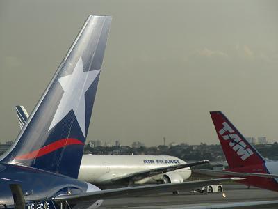 LAN航空（チリ）、エールフランス、TAM（ブラジル）