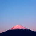 1月1日富士宮市からの夕方富士山～あけましておめでとうございます(^ ^)今年もよろしくです(^_－)－☆
