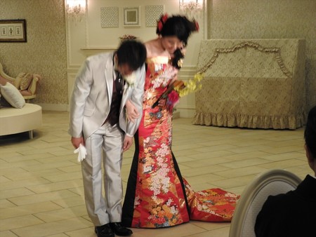 娘の結婚18 披露宴お色直し(和ドレス)