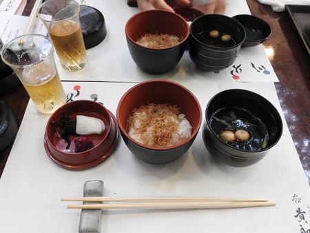 貴船荘 川床21 ちりめん山椒ご飯