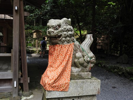 貴船神社 奥宮12 狛犬「阿」