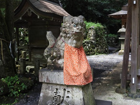 貴船神社 奥宮13 狛犬「吽」