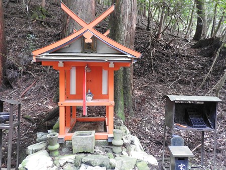 鞍馬寺15 丹塗りの祠