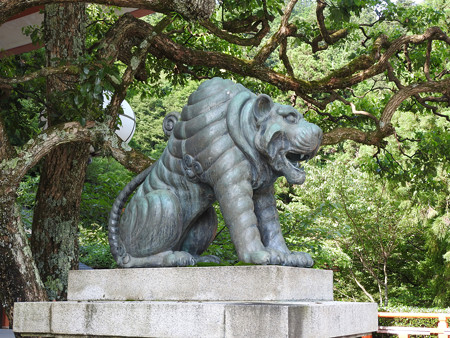 鞍馬寺33 「阿」吽の虎
