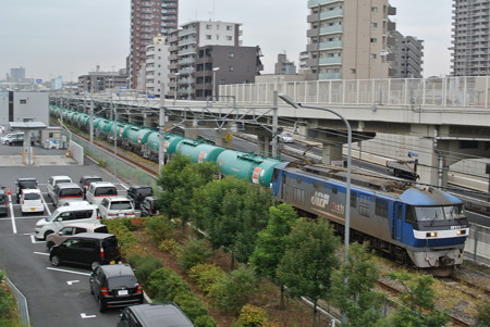 東海道貨物支線高島線／旧新興駅付近