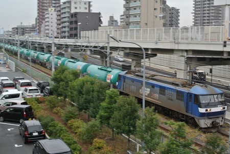 東海道貨物支線高島線／旧新興駅付近