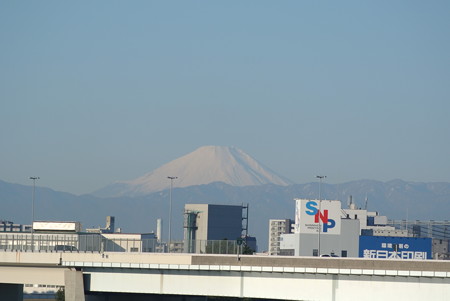 京浜大橋からの富士山