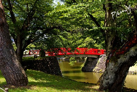 菱門橋(米沢城跡お堀端) 米沢 上杉神社 11