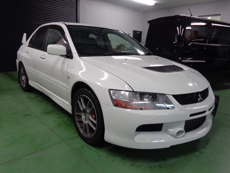 ランサーエボリューション９　滋賀県　セキュリティ取付