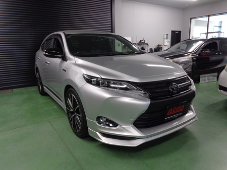 ハリアー　アライメント・ドライブレコーダー取付