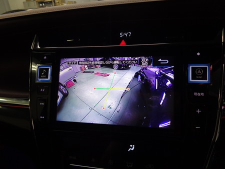 ハリアー　埼玉県　サイドカメラ取付１