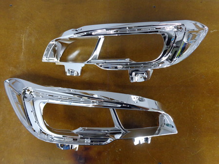 レヴォーグ　千葉県　ヘッドライトインナーブラックアウト　塗装前