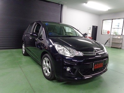 シトロエンＣ３　ドライブレコーダー取付400