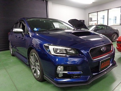 レヴォーグ　愛知県　デイライトフィルム貼り込み