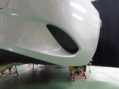 ロードスターＮＤ５ＲＣ　バックランプレンズフィルム貼り込み後　スモークフィルム