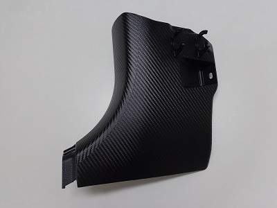 ハリアー６０系　傷防止カーボンシート　キックパネル