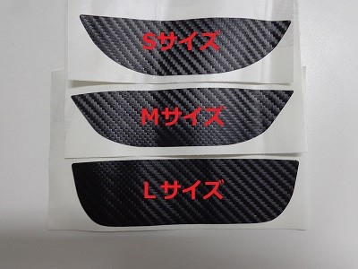 ドアハンドル傷防止シート　Ｓ　Ｍ　Ｌ