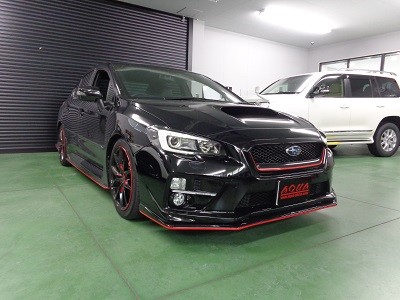 ＷＲＸ　Ｓ４　埼玉県　ヘッドライト加工