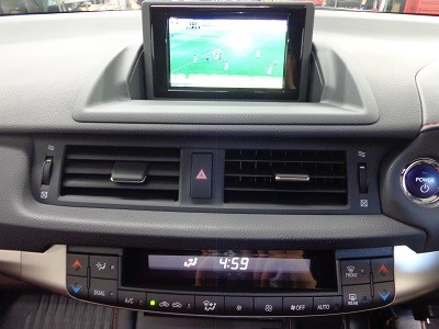 レクサスＣＴ　愛知県　ＴＶキット取付