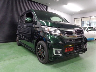 Ｎワゴン　栃木県　ヘッドライト加工