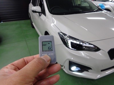 ＮＥＷインプレッサスポーツ　エンジンスターター取付